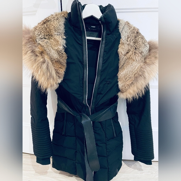 Like new - WOMENS RUDSAK MODA BLACK/NATURAL FUR XS - Picture 9 of 11